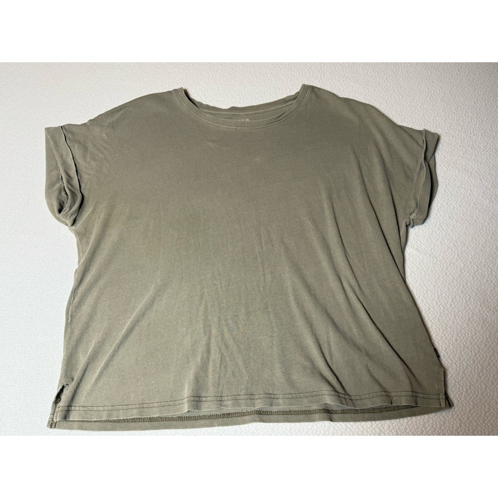 GAP Olive Green Sleeveless Mock‎ Neck Top Size M Casual Basic
